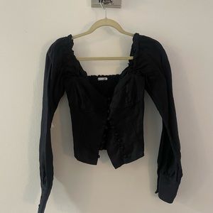 Reformation Black Long Sleeve